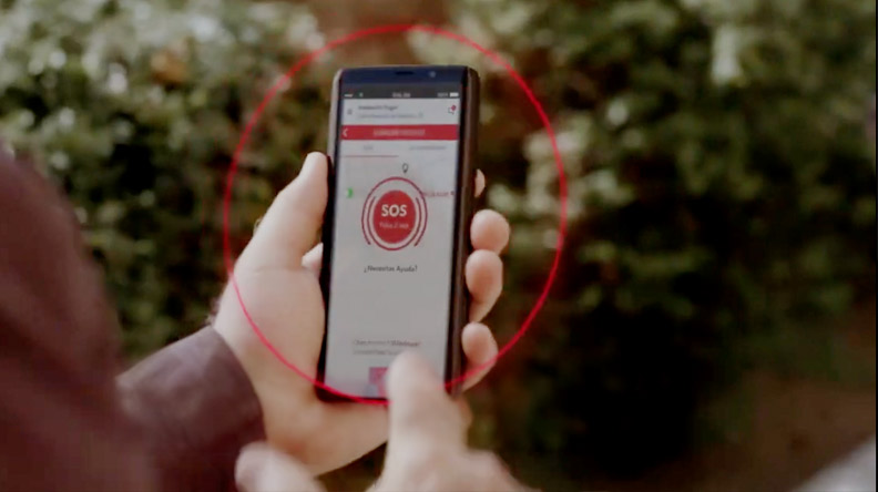 Función Guardián SOS app Securitas Direct con botón emergencia móvil